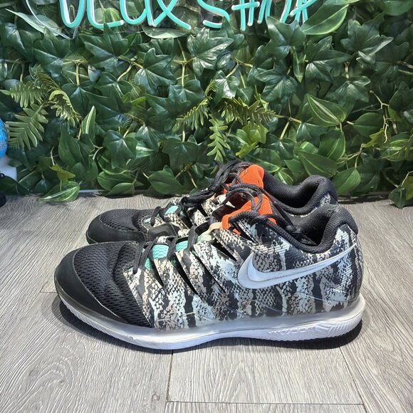 Nike Court Air Zoom Vapor X HC Men\'s Size 11.5 Snake Print\